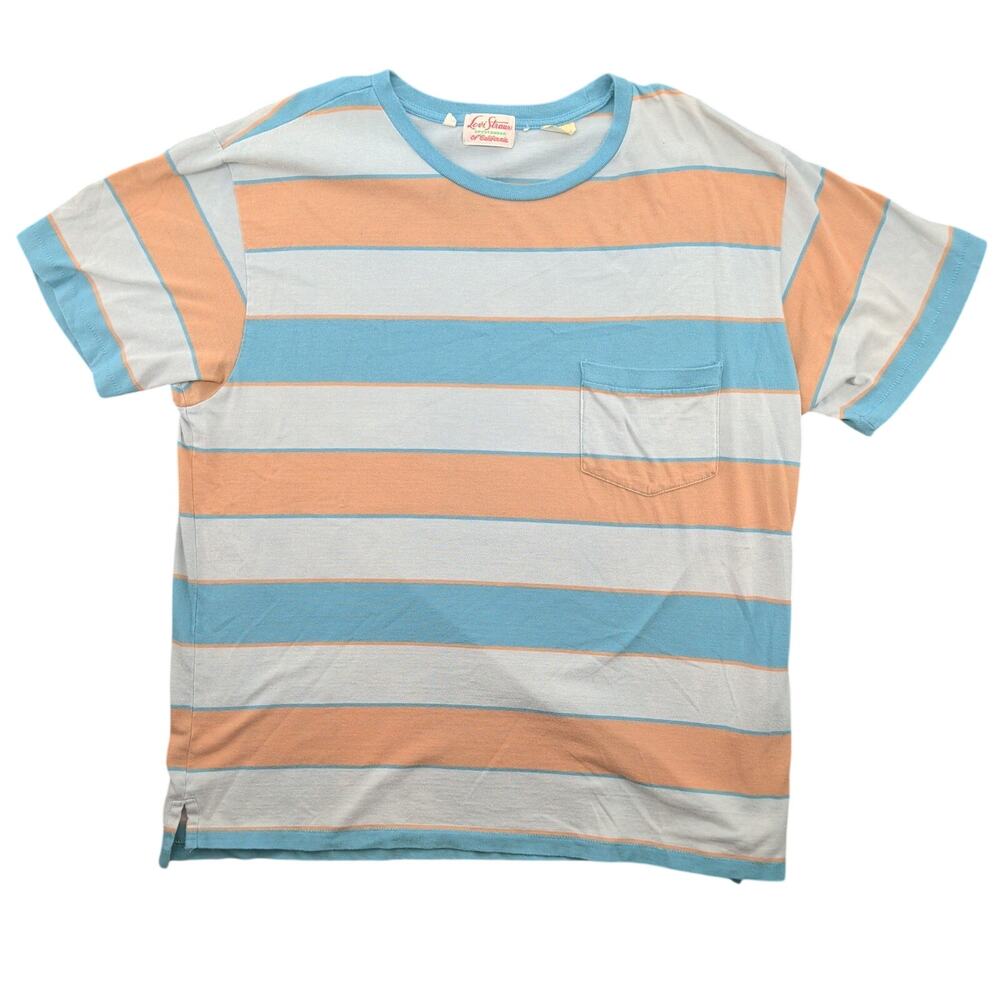 Levi's Vintage Clothing LVC 1940s Split Hem Striped Pocket T Shirt Men's Large